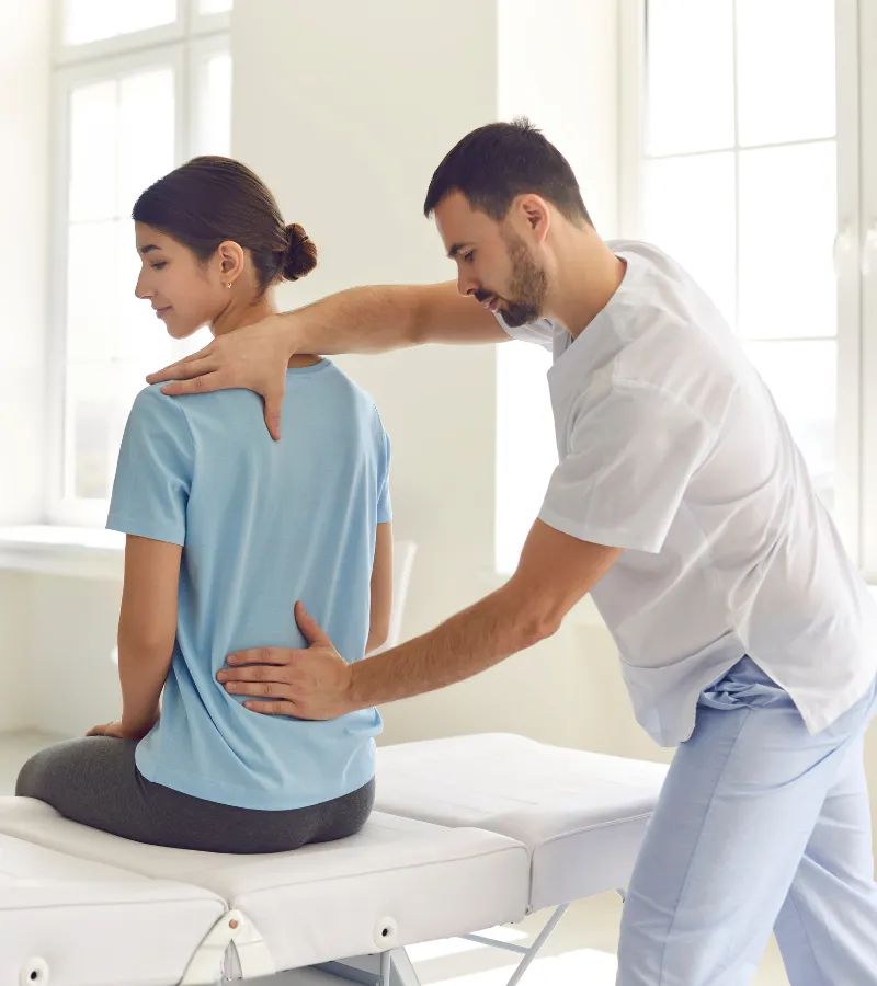 Patient undergoing physical therapy at Arlington Physical Therapy, highlighting personalized rehabilitation care.