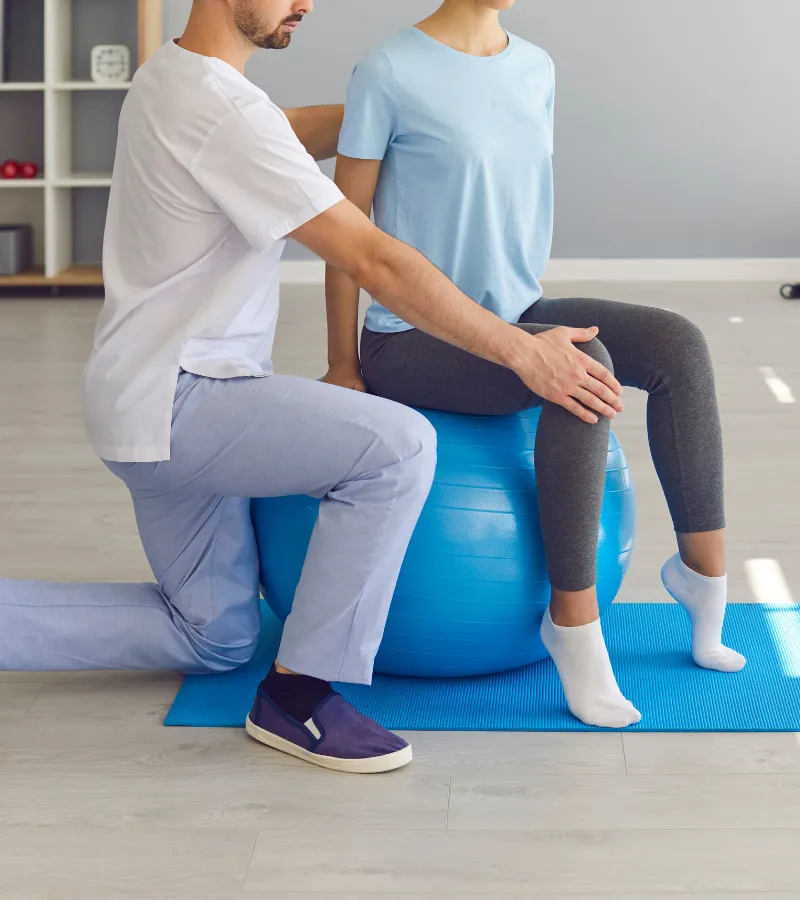 Patient undergoing physical therapy at Arlington Physical Therapy, highlighting personalized rehabilitation care.